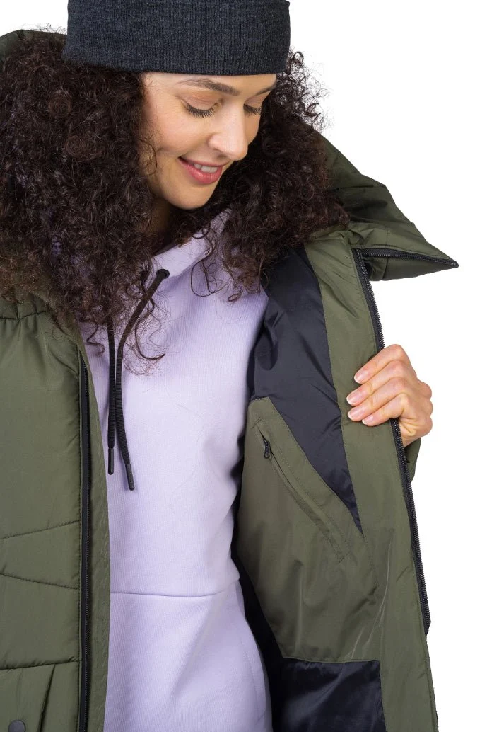 Veste imperméable / parka d'hiver avec membrane Resstex 5000mm et Duratherm High Loft pour femme "Hannah − REBECA"