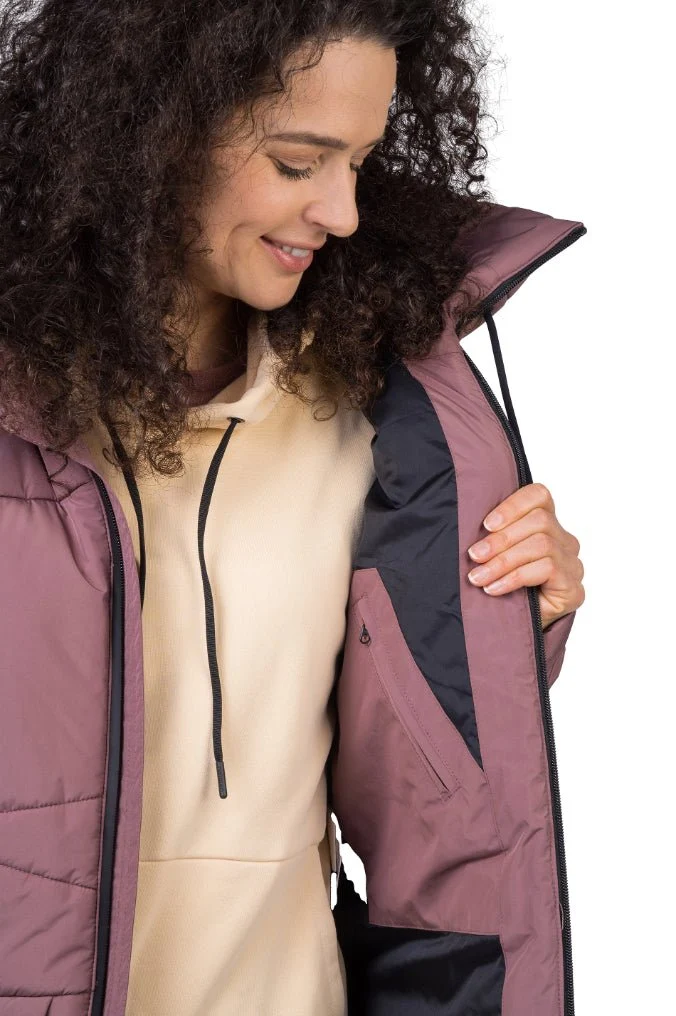 Veste imperméable / parka d'hiver avec membrane Resstex 5000mm et Duratherm High Loft pour femme "Hannah − REBECA"
