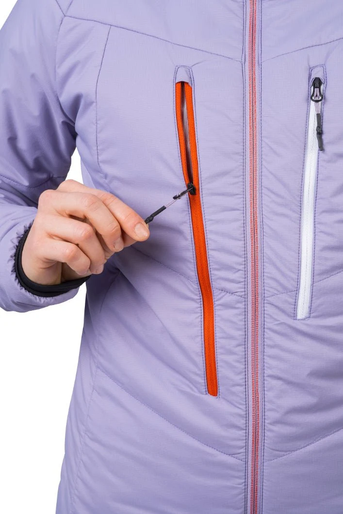 Doudoune synthétique avec isolation Primaloft Silver Active et traitement déperlant sans PFC pour femme "Hannah − GABBY HOODY"