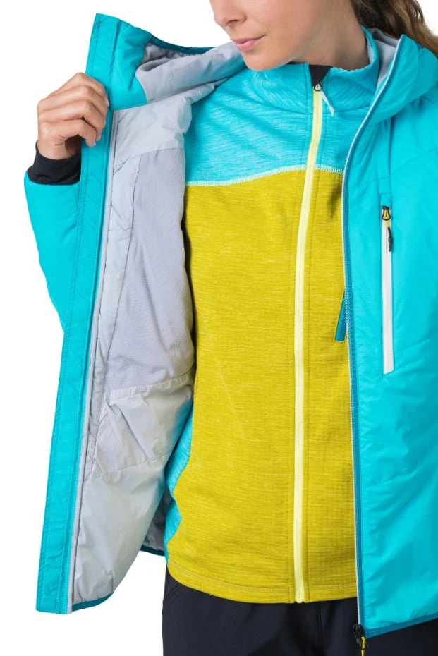 Doudoune synthétique avec isolation Primaloft Silver Active et traitement déperlant sans PFC pour femme "Hannah − GABBY HOODY"