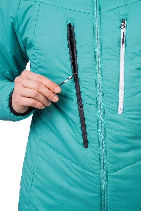 Doudoune synthétique avec isolation Primaloft Silver Active et traitement déperlant sans PFC pour femme "Hannah − GABBY HOODY"