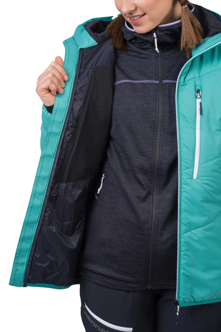 Doudoune synthétique avec isolation Primaloft Silver Active et traitement déperlant sans PFC pour femme "Hannah − GABBY HOODY"