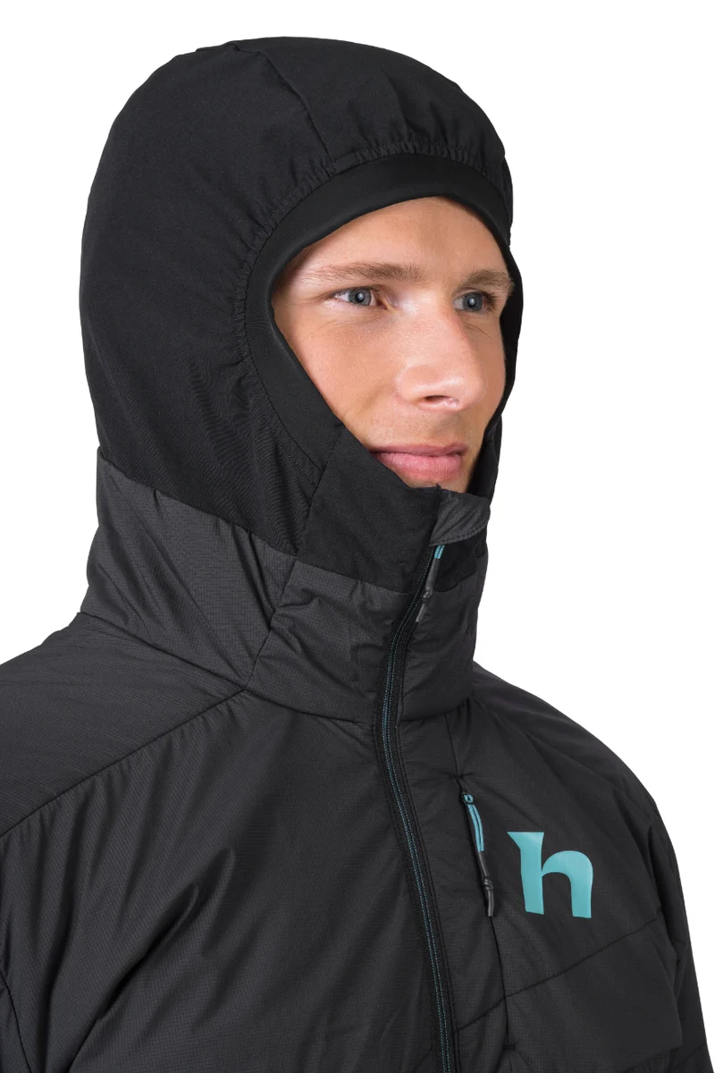 Doudoune synthétique 88% polyamide + 12% élasthanne Airlite Windproof, AFT Double Weave, Primaloft Silver Active "Hannah −Kechu Hoody"