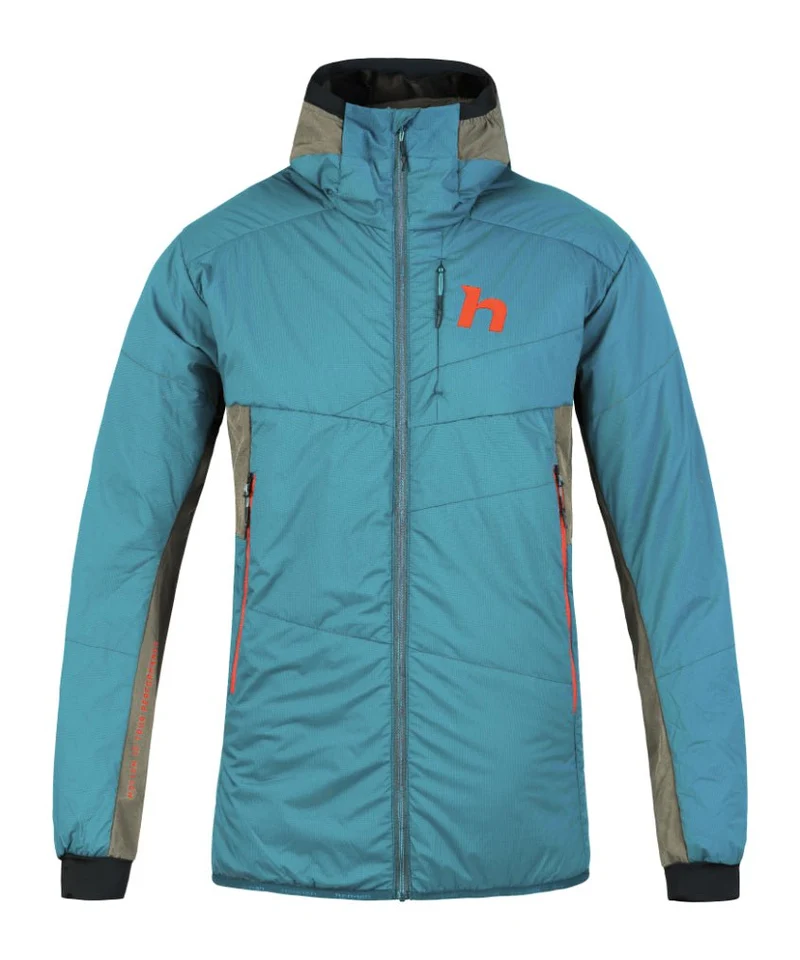 Doudoune synthétique 88% polyamide + 12% élasthanne Airlite Windproof, AFT Double Weave, Primaloft Silver Active "Hannah −Kechu Hoody"