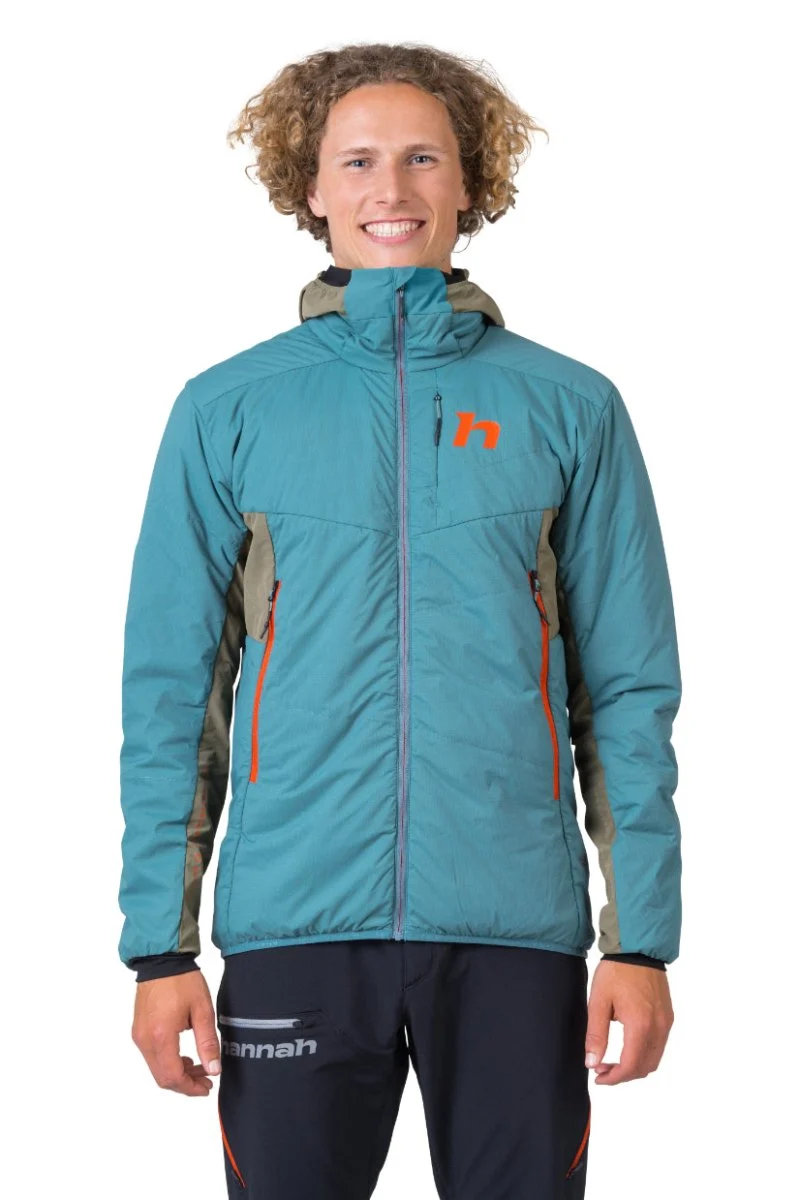Doudoune synthétique 88% polyamide + 12% élasthanne Airlite Windproof, AFT Double Weave, Primaloft Silver Active "Hannah −Kechu Hoody"