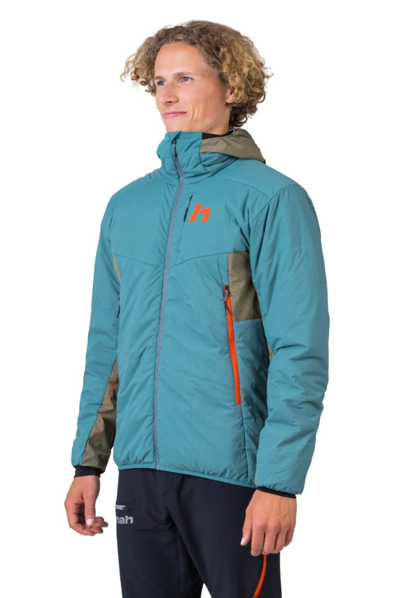 Doudoune synthétique 88% polyamide + 12% élasthanne Airlite Windproof, AFT Double Weave, Primaloft Silver Active "Hannah −Kechu Hoody"