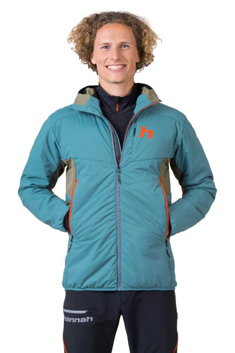 Doudoune synthétique 88% polyamide + 12% élasthanne Airlite Windproof, AFT Double Weave, Primaloft Silver Active "Hannah −Kechu Hoody"