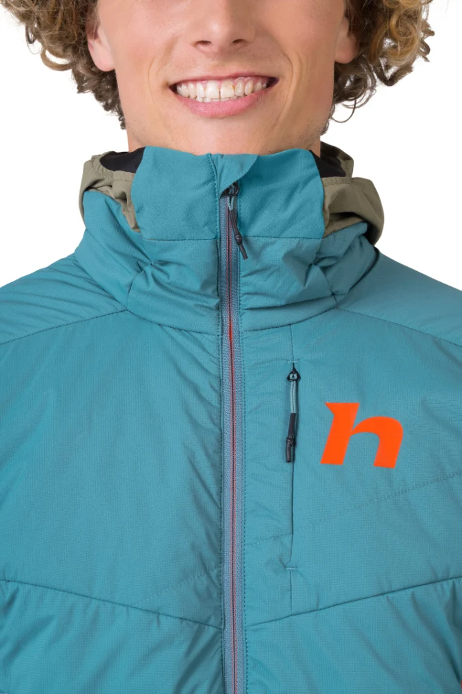 Doudoune synthétique 88% polyamide + 12% élasthanne Airlite Windproof, AFT Double Weave, Primaloft Silver Active "Hannah −Kechu Hoody"