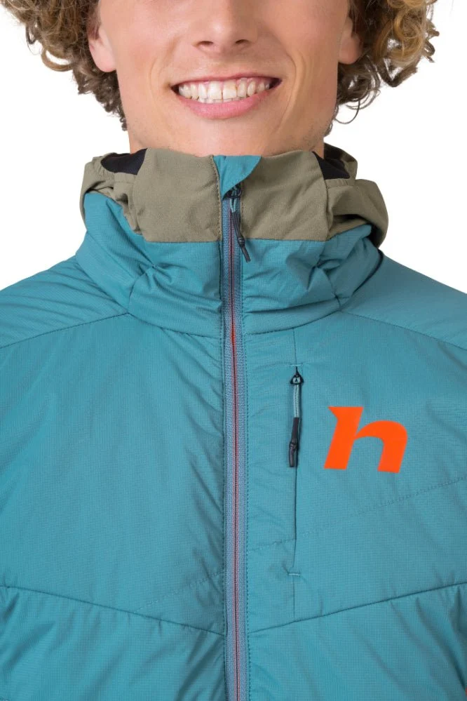 Doudoune synthétique 88% polyamide + 12% élasthanne Airlite Windproof, AFT Double Weave, Primaloft Silver Active "Hannah −Kechu Hoody"