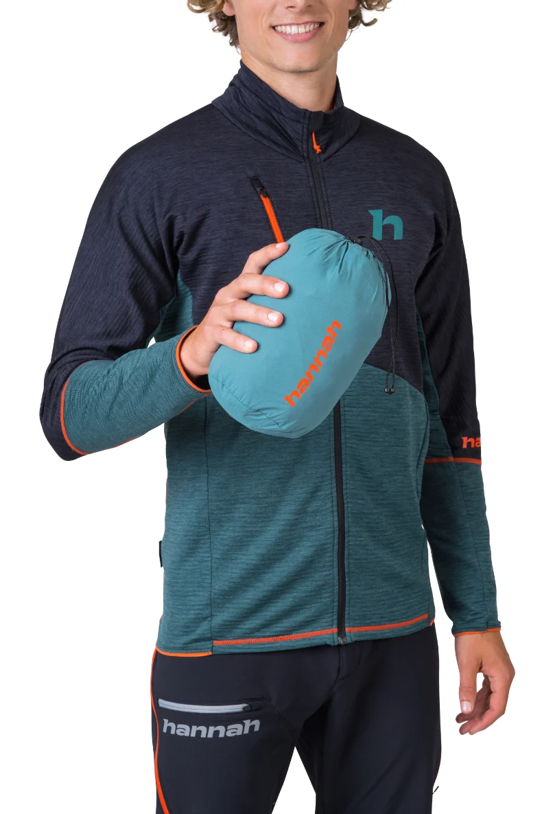 Doudoune synthétique 88% polyamide + 12% élasthanne Airlite Windproof, AFT Double Weave, Primaloft Silver Active "Hannah −Kechu Hoody"