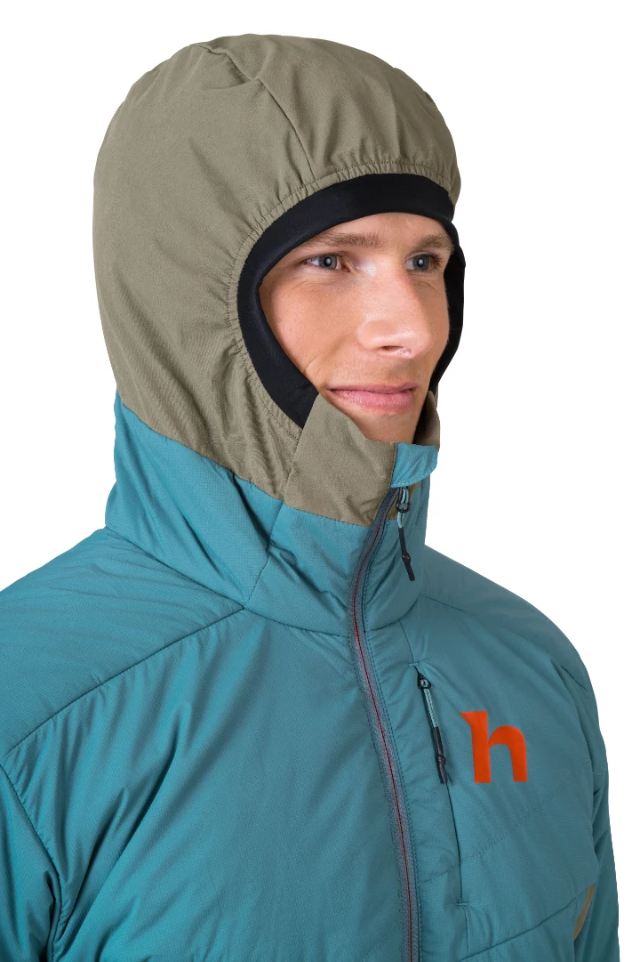 Doudoune synthétique 88% polyamide + 12% élasthanne Airlite Windproof, AFT Double Weave, Primaloft Silver Active "Hannah −Kechu Hoody"
