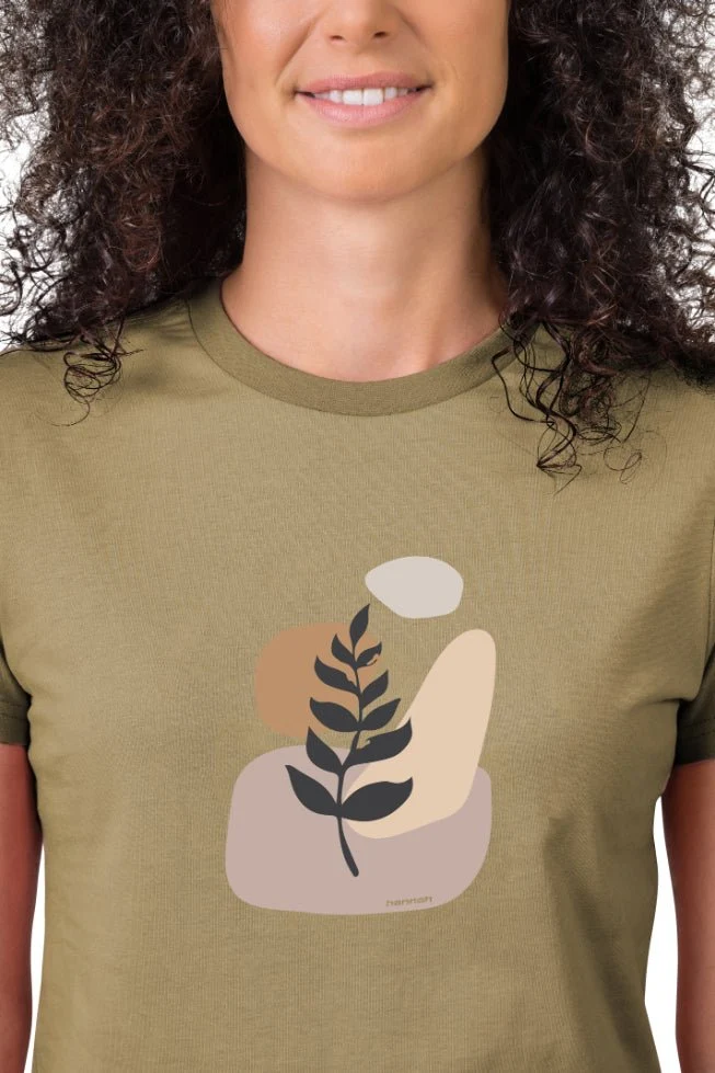 T-shirt de randonnée 100 % coton pour femme "Hannah − ARIA"