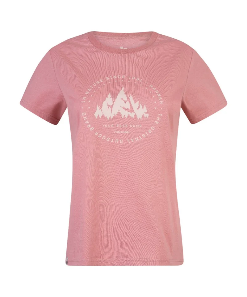 T-shirt de randonnée 100 % coton pour femme "Hannah − ARIA"