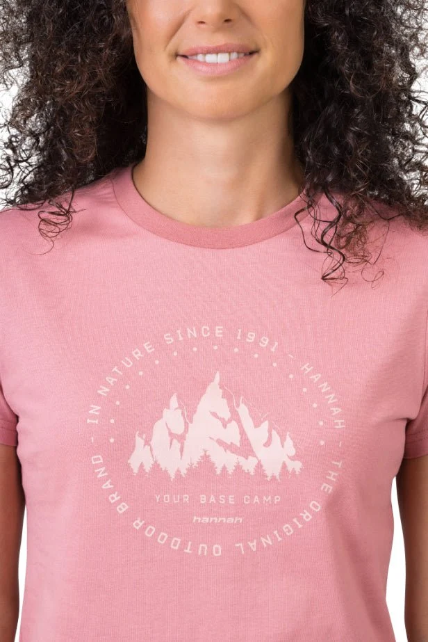 T-shirt de randonnée 100 % coton pour femme "Hannah − ARIA"