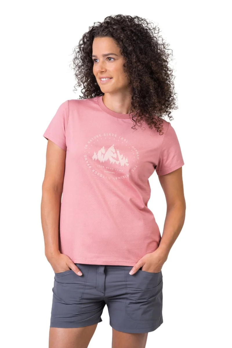 T-shirt de randonnée 100 % coton pour femme "Hannah − ARIA"