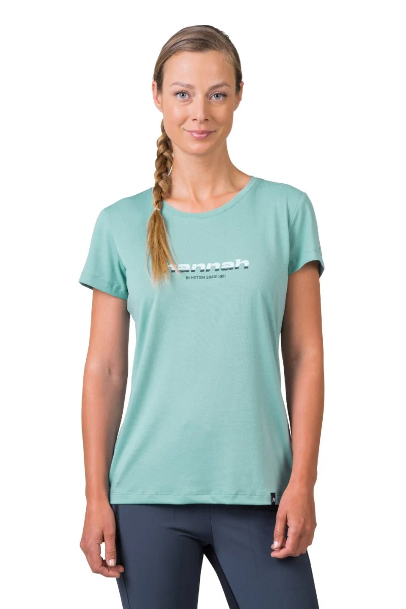 T-shirt de randonnée 100% polyester recyclé AFT Quick Dry pour femme "Hannah − CORDY"