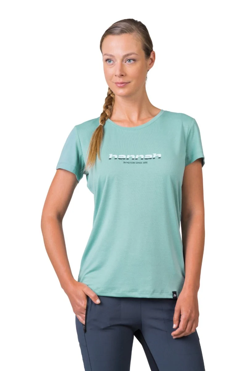 T-shirt de randonnée 100% polyester recyclé AFT Quick Dry pour femme "Hannah − CORDY"