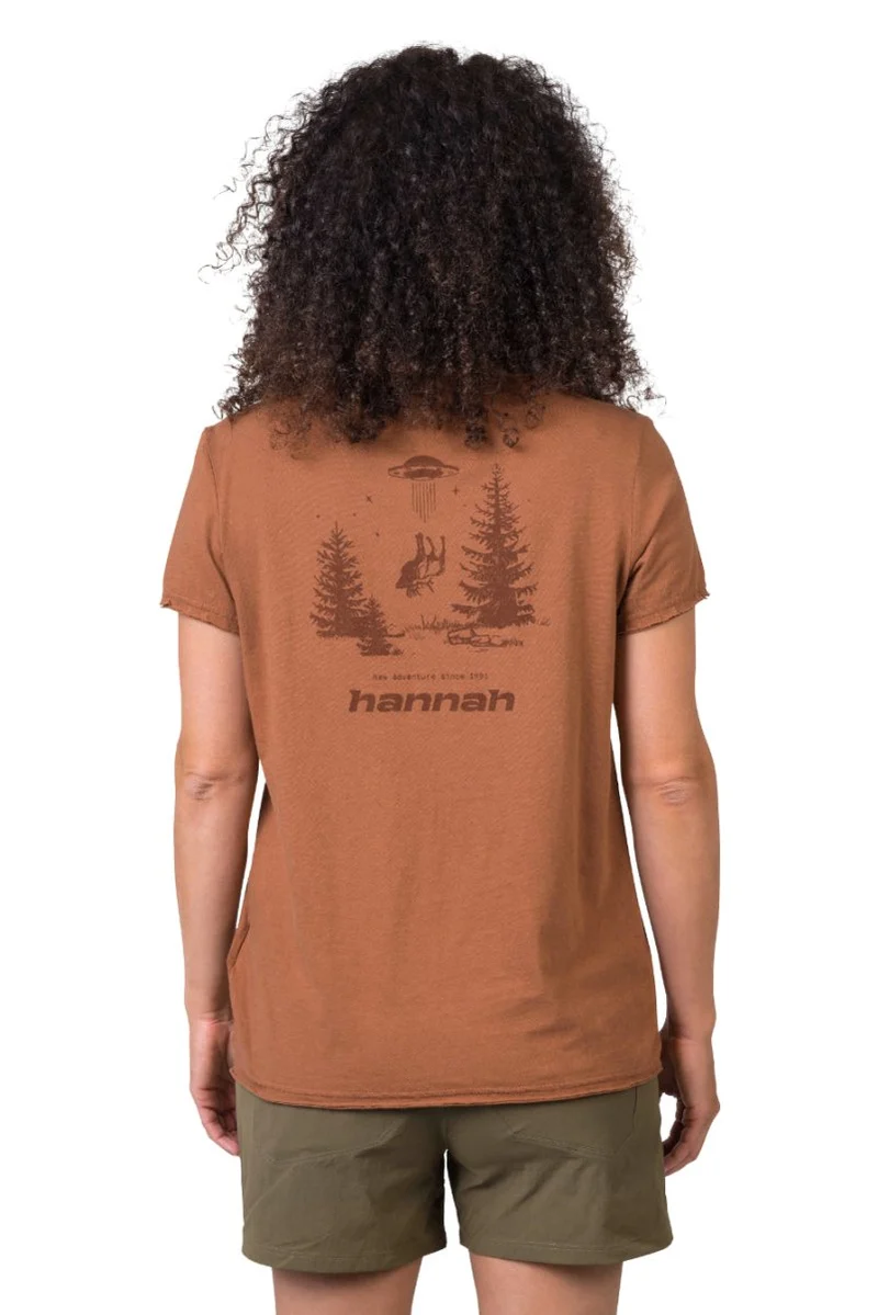 T-shirt de randonnée 100% coton biologique pour Femme "Hannah − EDITH"