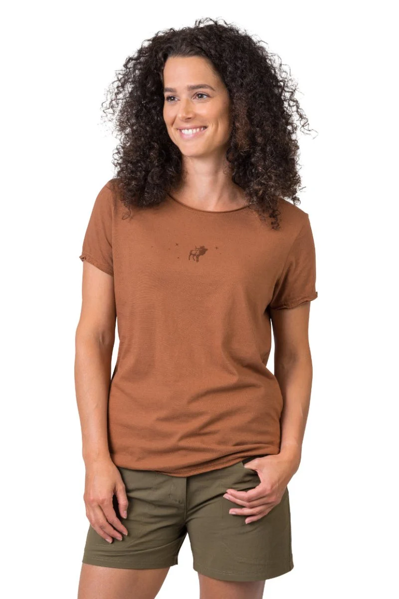 T-shirt de randonnée 100% coton biologique pour Femme "Hannah − EDITH"