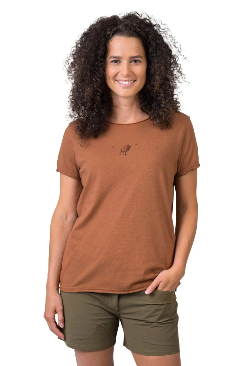 T-shirt de randonnée 100% coton biologique pour Femme "Hannah − EDITH"