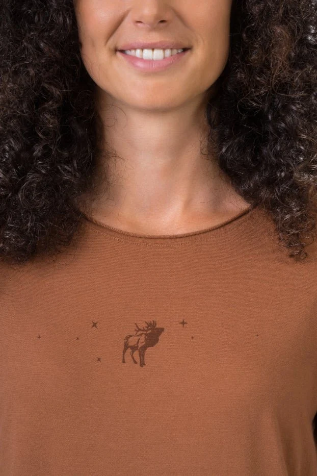 T-shirt de randonnée 100% coton biologique pour Femme "Hannah − EDITH"