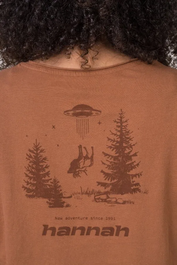 T-shirt de randonnée 100% coton biologique pour Femme "Hannah − EDITH"