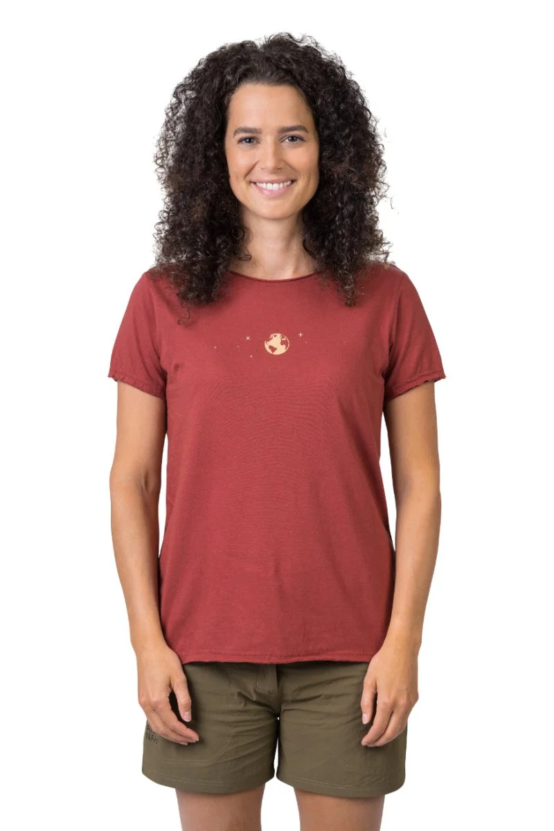 T-shirt de randonnée 100% coton biologique pour Femme "Hannah − EDITH"