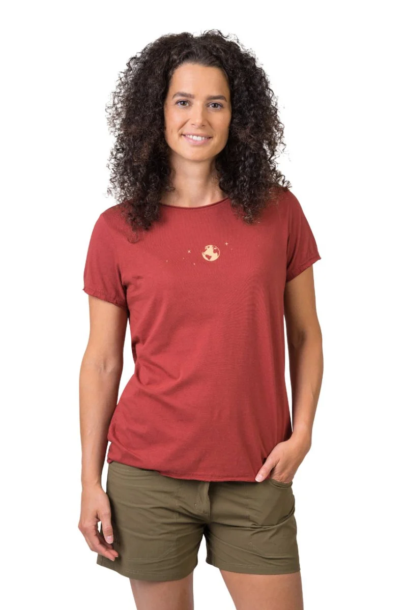 T-shirt de randonnée 100% coton biologique pour Femme "Hannah − EDITH"