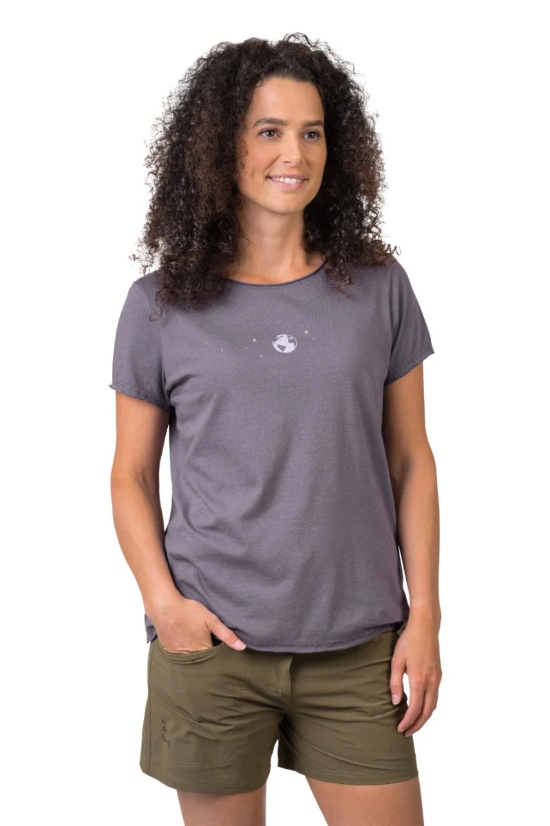 T-shirt de randonnée 100% coton biologique pour Femme "Hannah − EDITH"