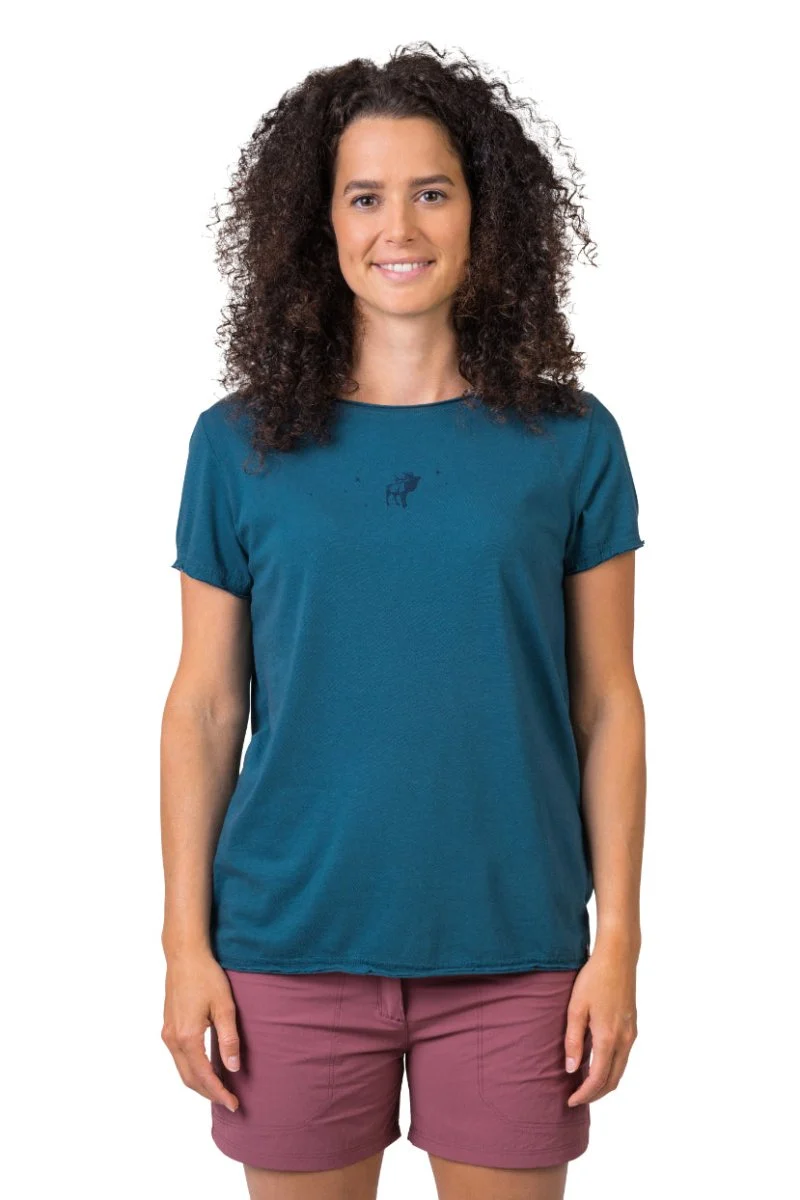 T-shirt de randonnée 100% coton biologique pour Femme "Hannah − EDITH"