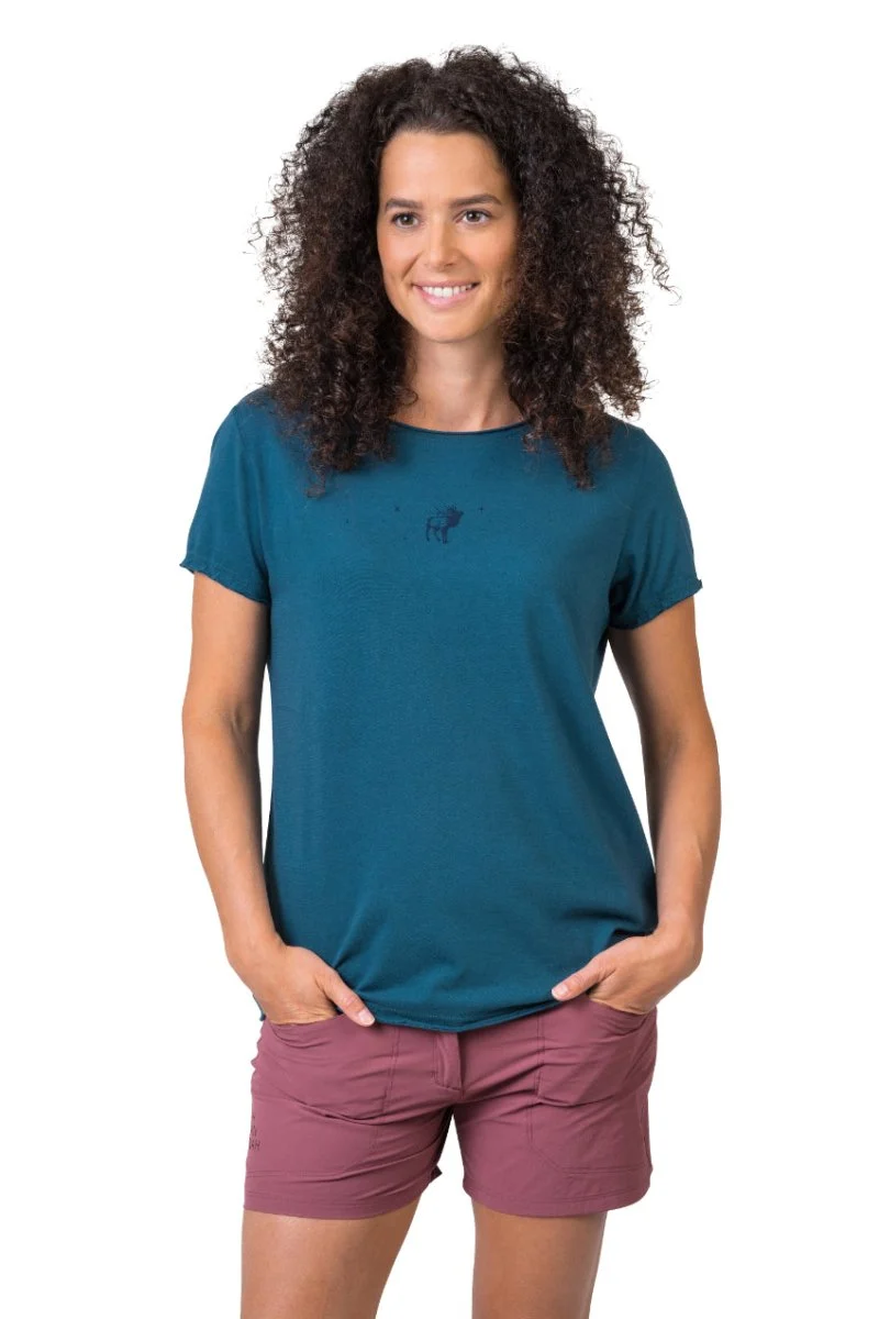T-shirt de randonnée 100% coton biologique pour Femme "Hannah − EDITH"
