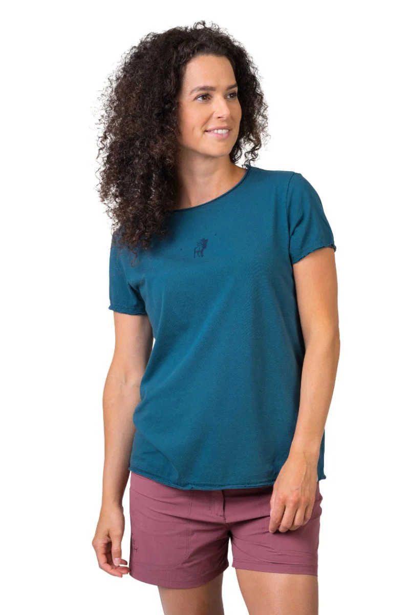 T-shirt de randonnée 100% coton biologique pour Femme "Hannah − EDITH"