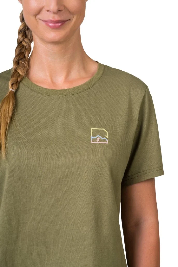 T-shirt de randonnée 100% coton pour Femme "Hannah − ELIN"