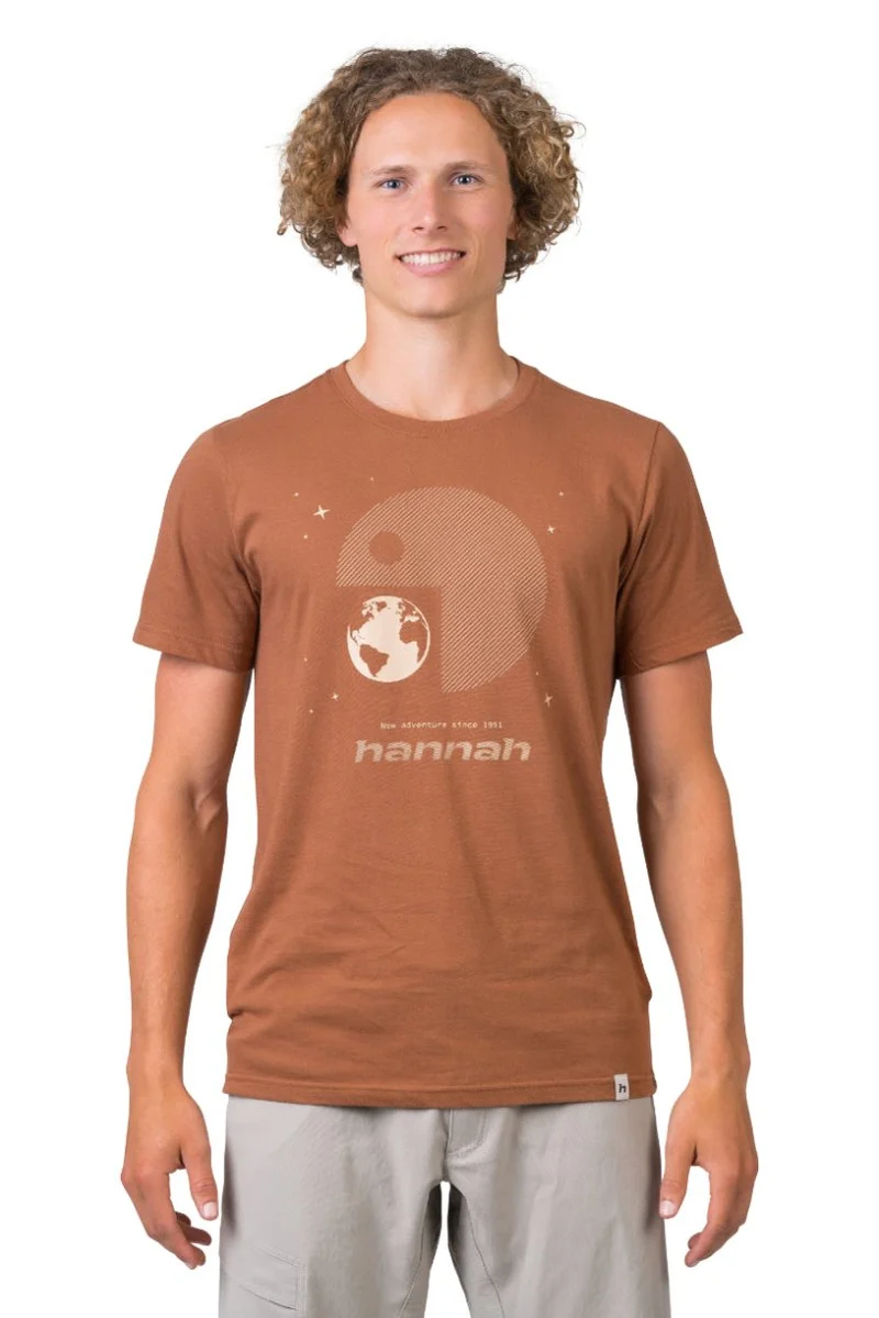 T-shirt de randonnée 100% coton biologique pour Homme "Hannah − FRED"