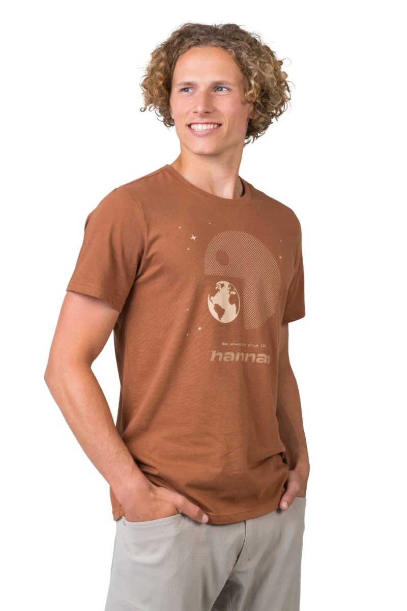 T-shirt de randonnée 100% coton biologique pour Homme "Hannah − FRED"