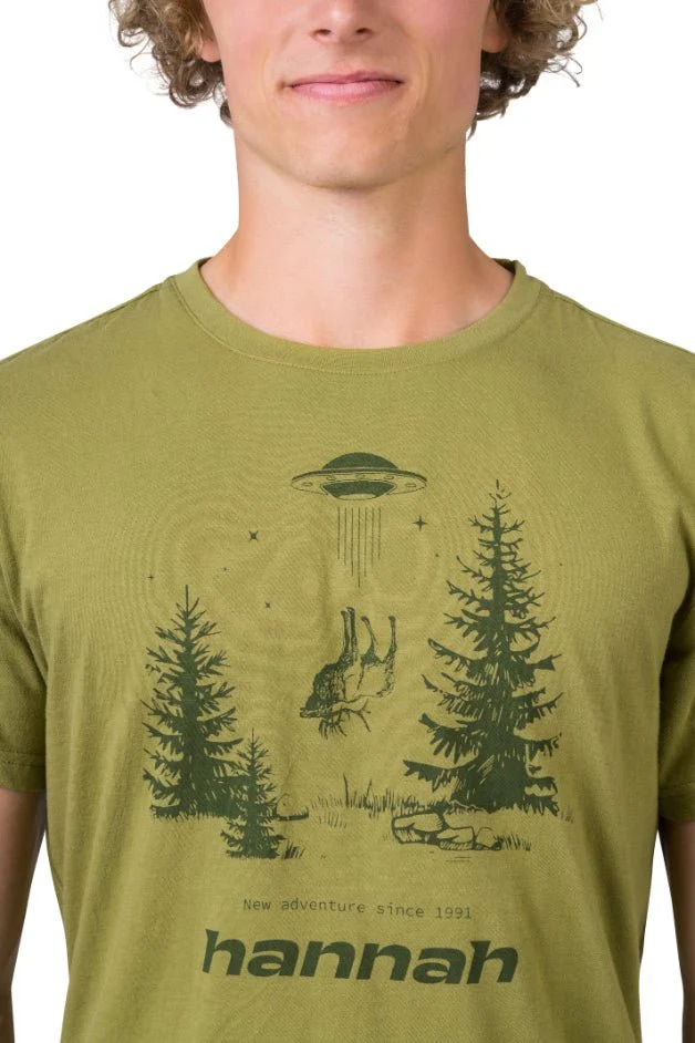 T-shirt de randonnée 100% coton biologique pour Homme "Hannah − FRED"