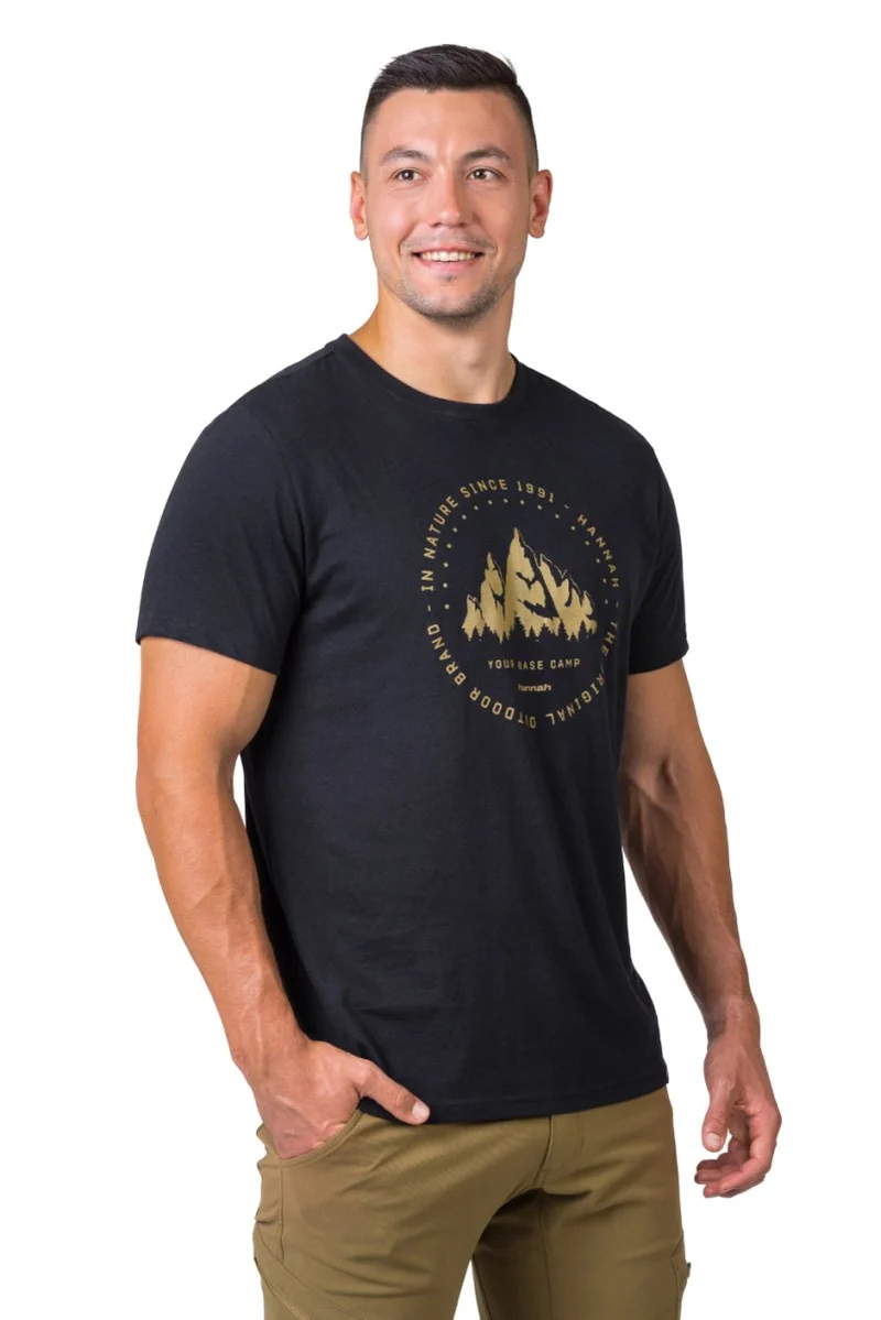 T-shirt de randonnée 100% coton biologique pour homme "Hannah − GREG"