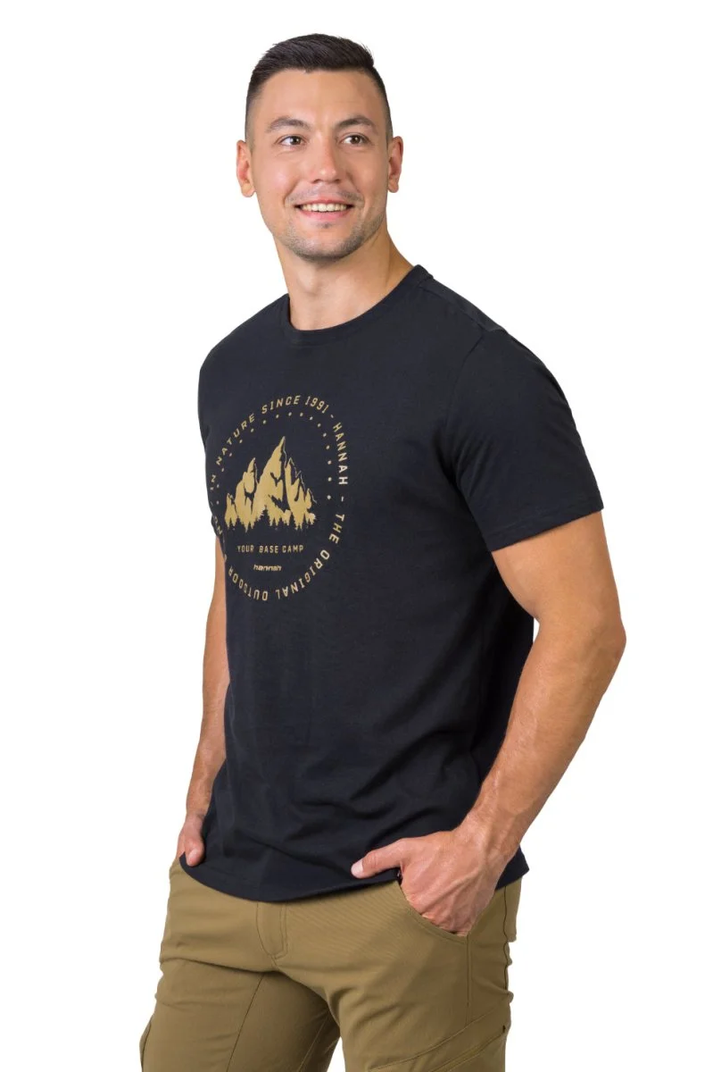 T-shirt de randonnée 100% coton biologique pour homme "Hannah − GREG"