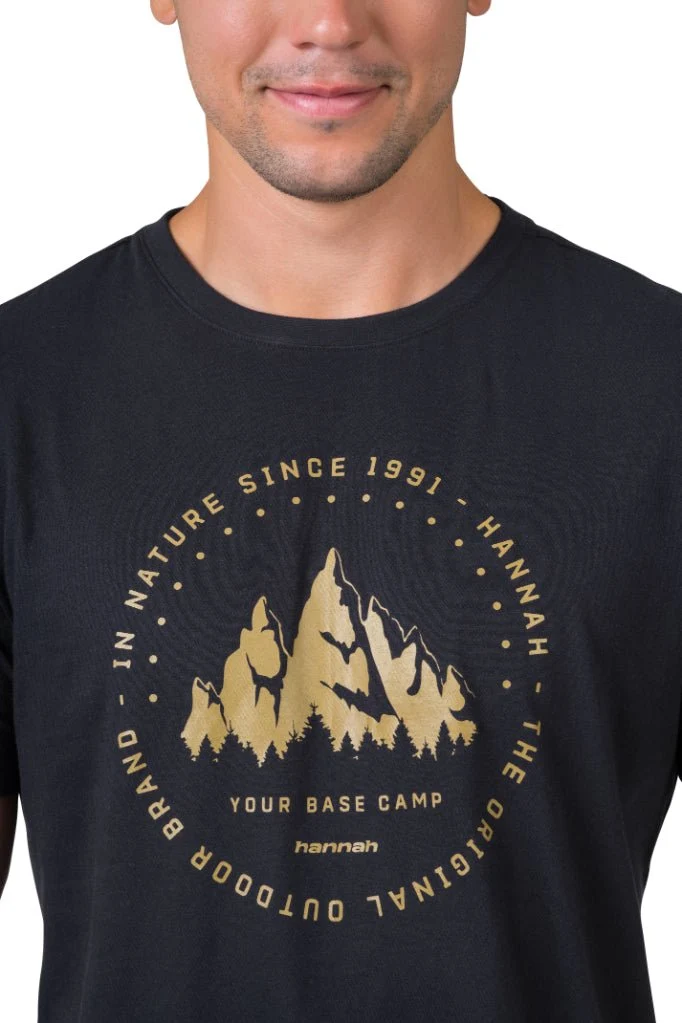 T-shirt de randonnée 100% coton biologique pour homme "Hannah − GREG"