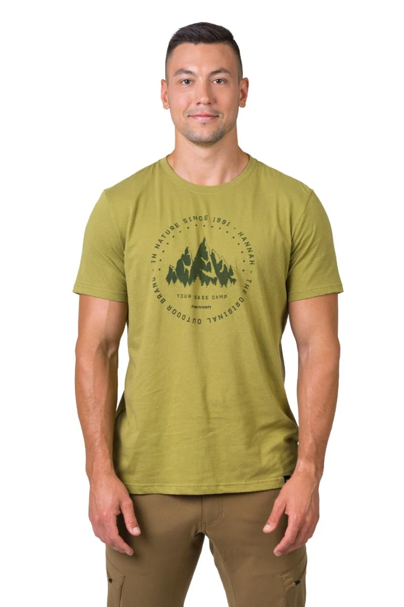 T-shirt de randonnée 100% coton biologique pour homme "Hannah − GREG"