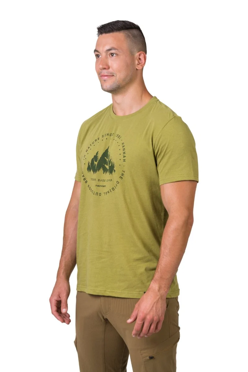 T-shirt de randonnée 100% coton biologique pour homme "Hannah − GREG"