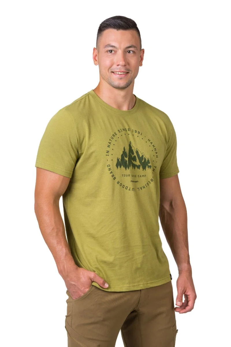 T-shirt de randonnée 100% coton biologique pour homme "Hannah − GREG"