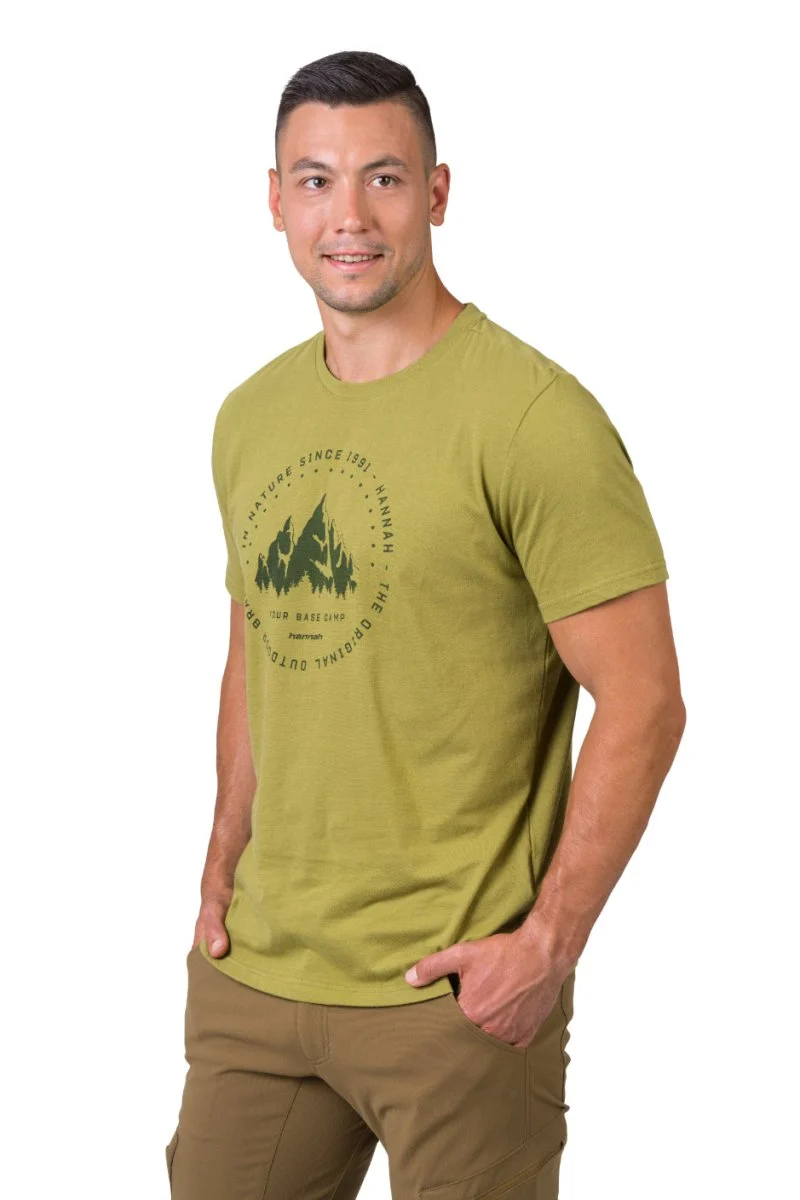 T-shirt de randonnée 100% coton biologique pour homme "Hannah − GREG"