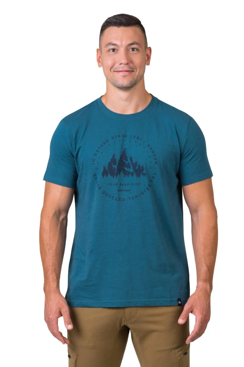 T-shirt de randonnée 100% coton biologique pour homme "Hannah − GREG"