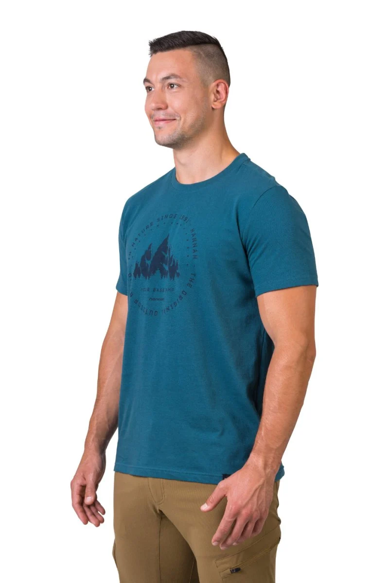 T-shirt de randonnée 100% coton biologique pour homme "Hannah − GREG"