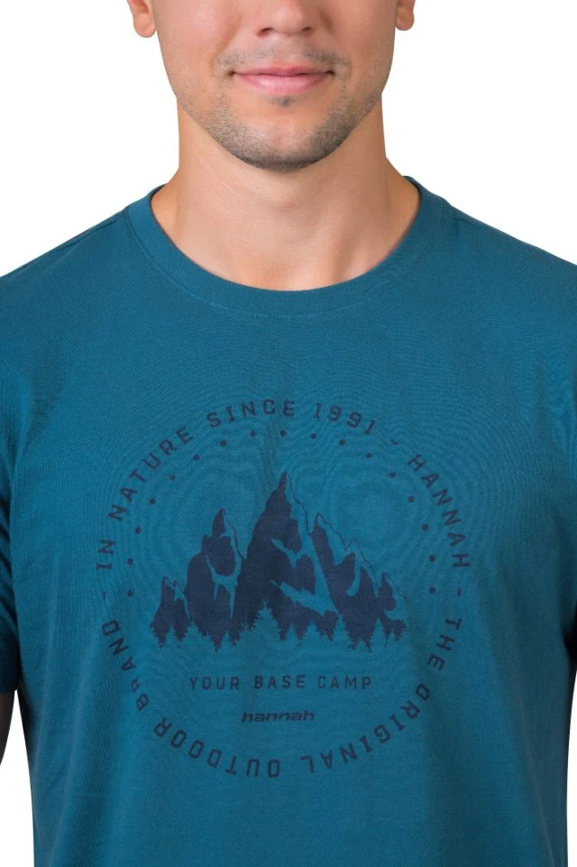 T-shirt de randonnée 100% coton biologique pour homme "Hannah − GREG"