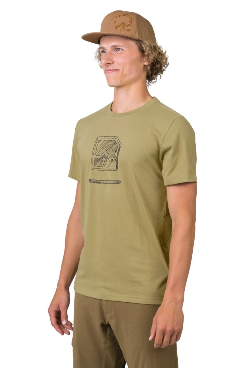 T-shirt de randonnée 100% coton biologique pour homme "Hannah − MIKO"