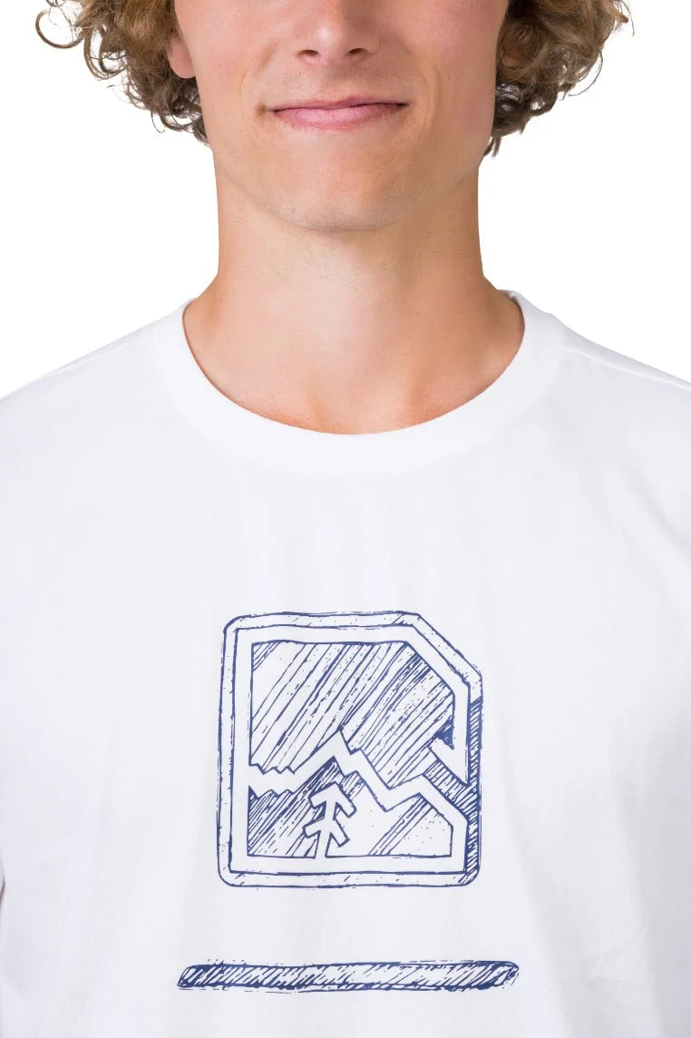 T-shirt de randonnée 100% coton biologique pour homme "Hannah − MIKO"