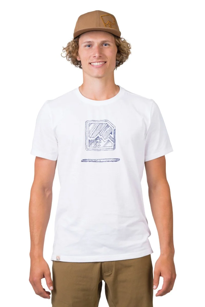T-shirt de randonnée 100% coton biologique pour homme "Hannah − MIKO"