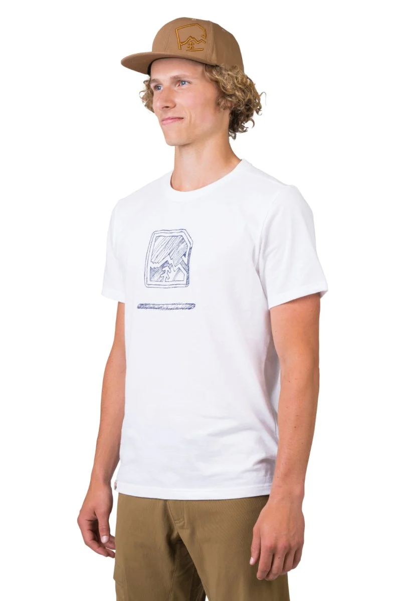 T-shirt de randonnée 100% coton biologique pour homme "Hannah − MIKO"